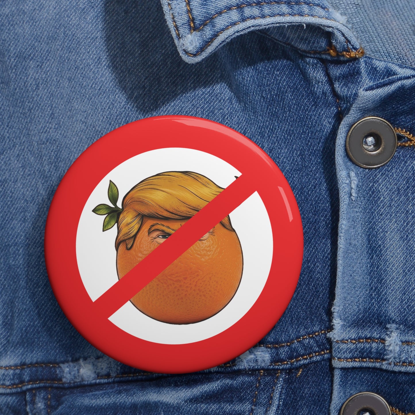 Anti-agent orange - Pin Button // White