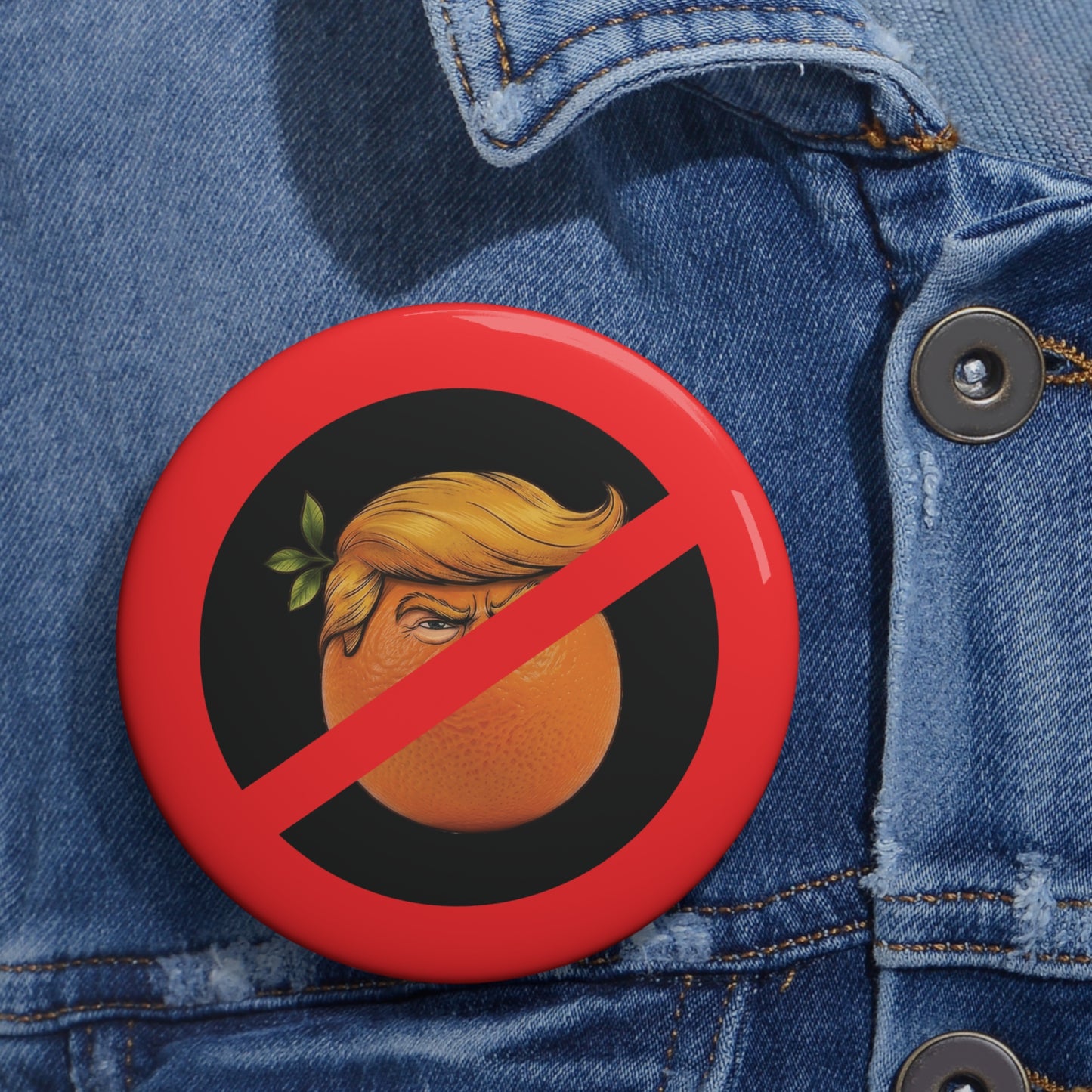 Anti-agent orange - Pin Button // White