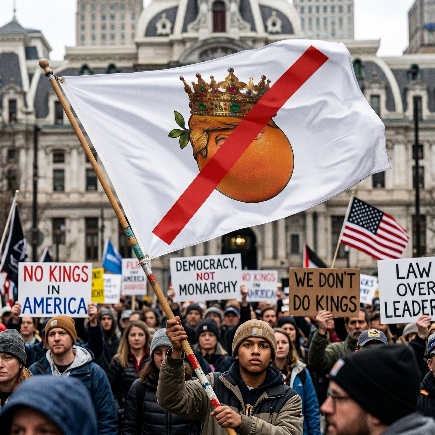 NO KINGS - Flag