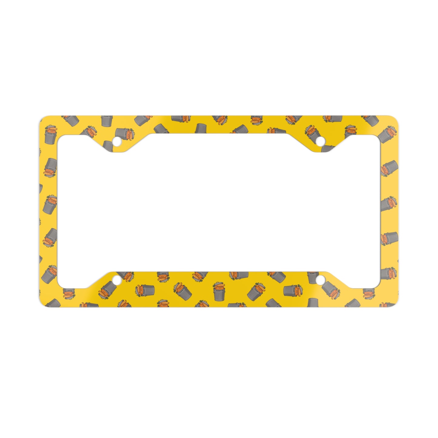 DUMP IT™ - License Plate Frame // Crazy yellow