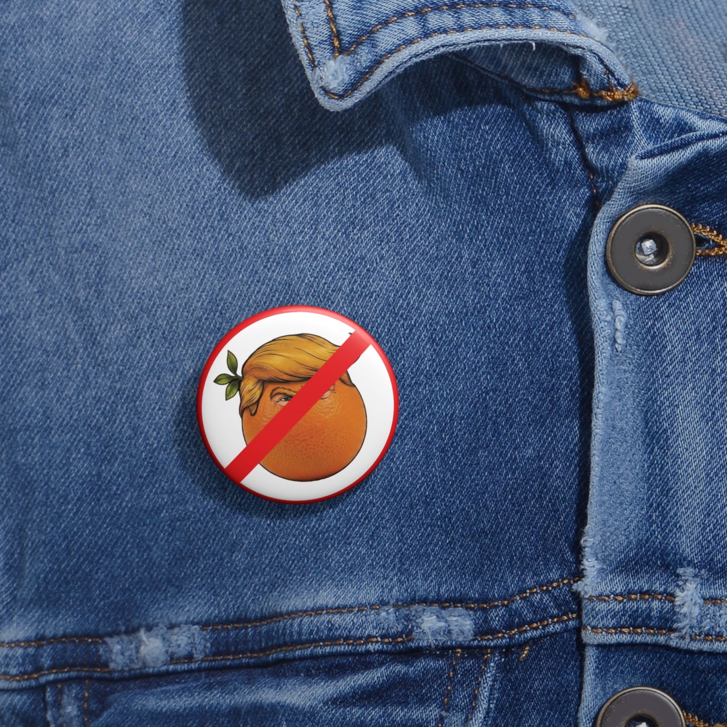 Anti-agent orange - Pin Button // White