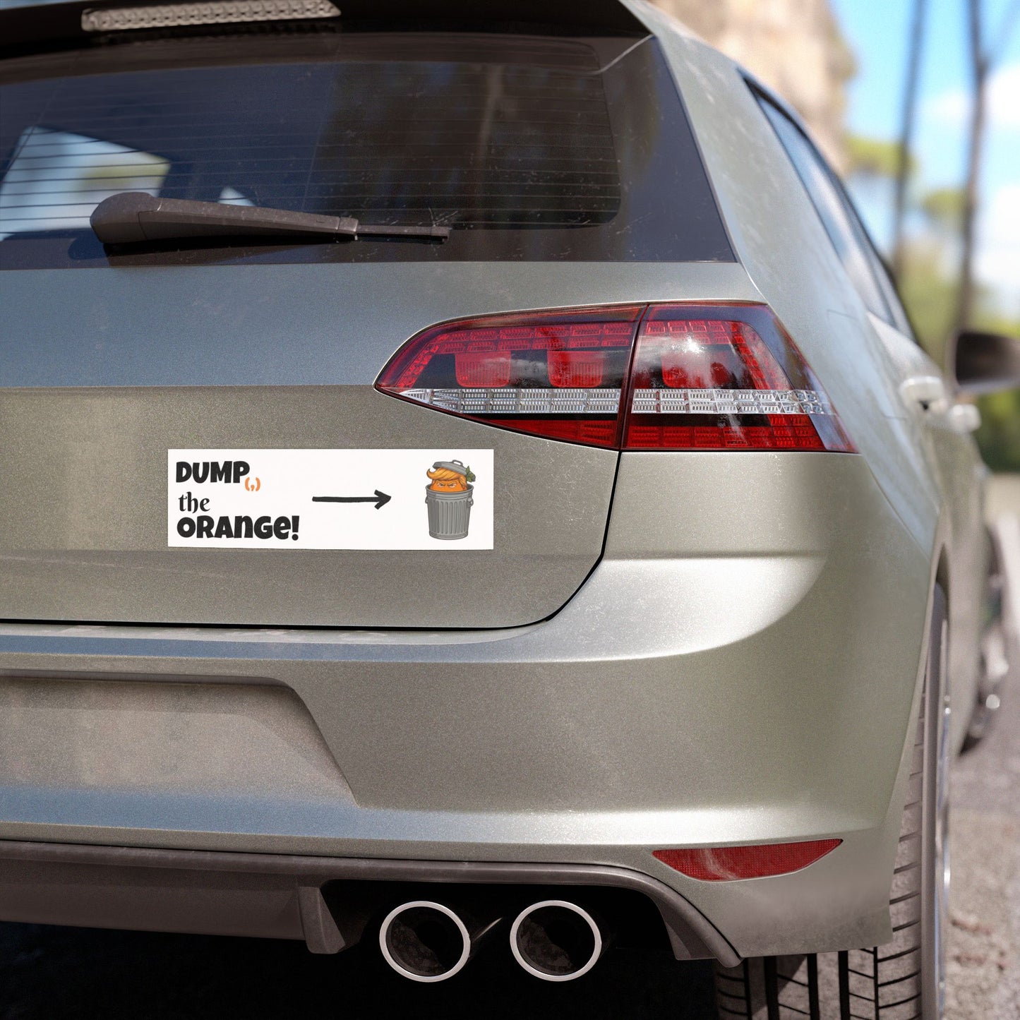 DUMP(,) THE ORANGE™ - Car Magnet