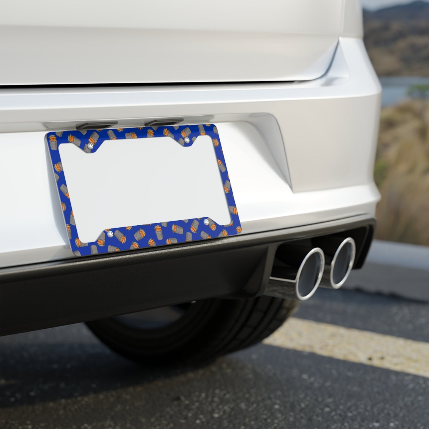 DUMP IT™ - License Plate Frame // Royal Blue