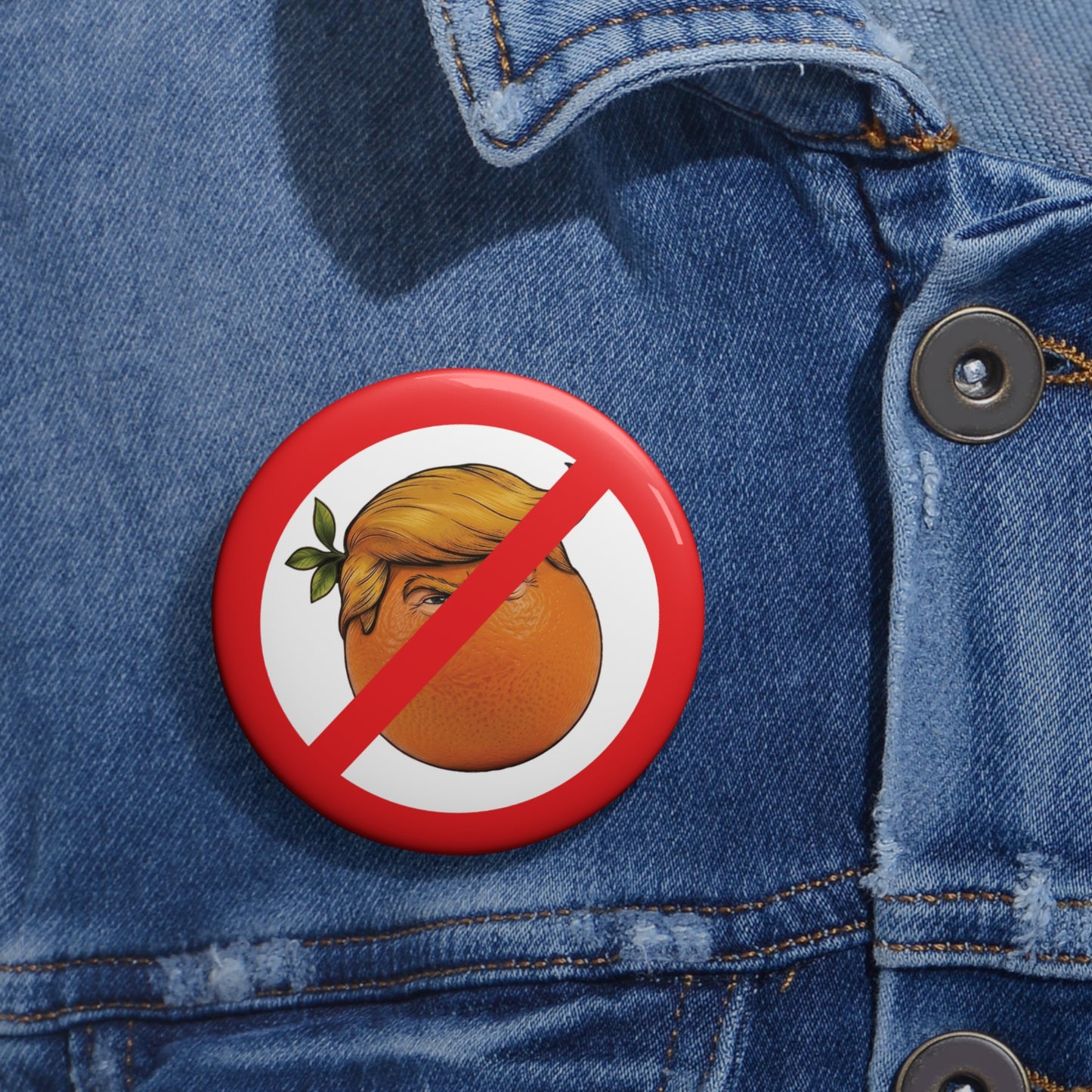 Anti-agent orange - Pin Button // White