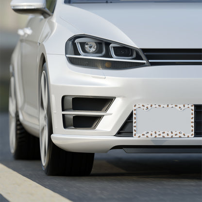 DUMP IT™ - License Plate Frame // White