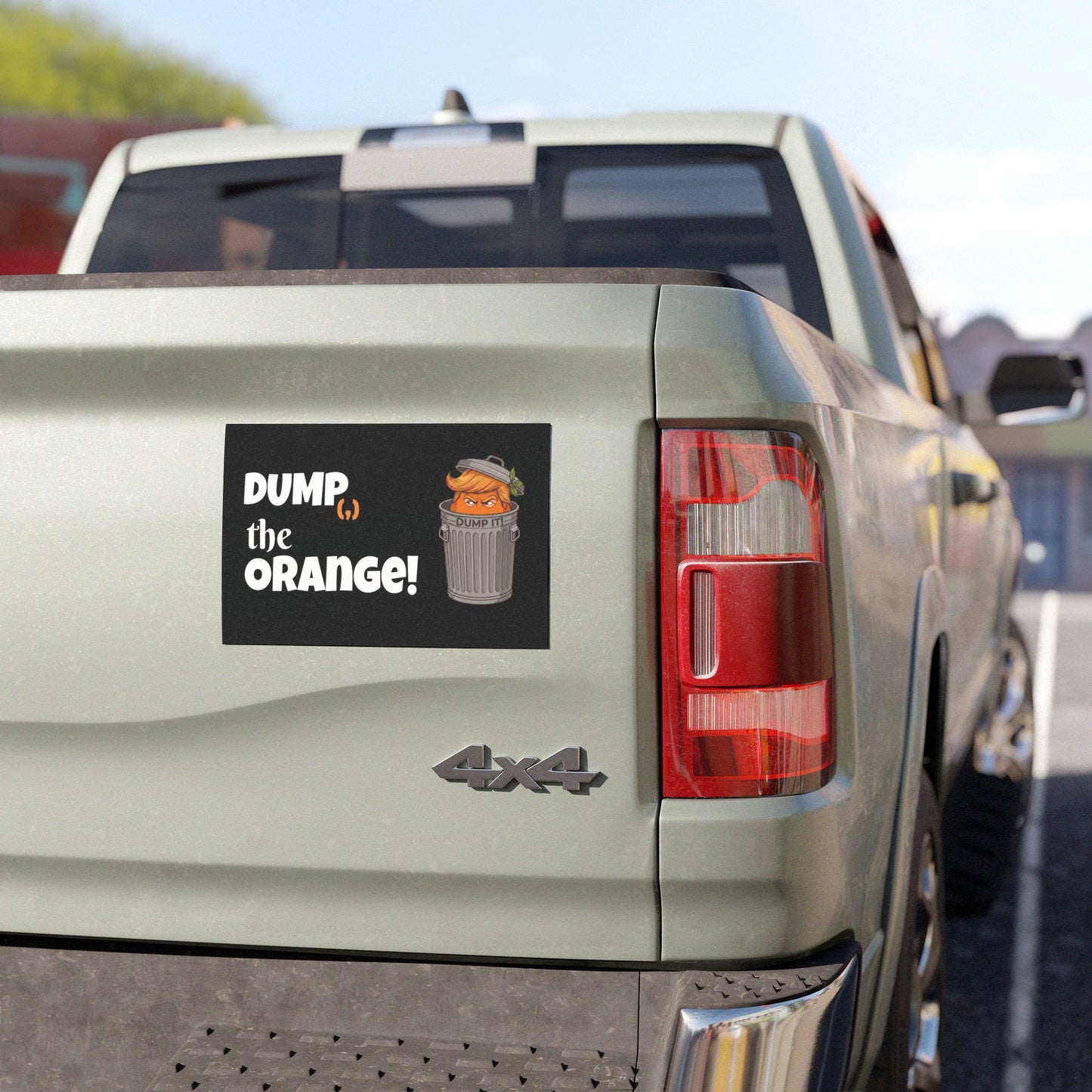 DUMP(,) THE ORANGE™ - Car Magnet