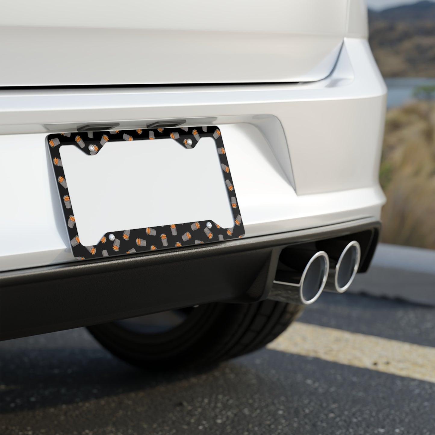 DUMP IT™ - License Plate Frame // Black