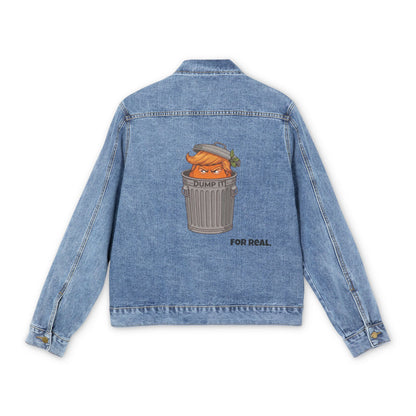 "Dump it. For real." - denim jacket