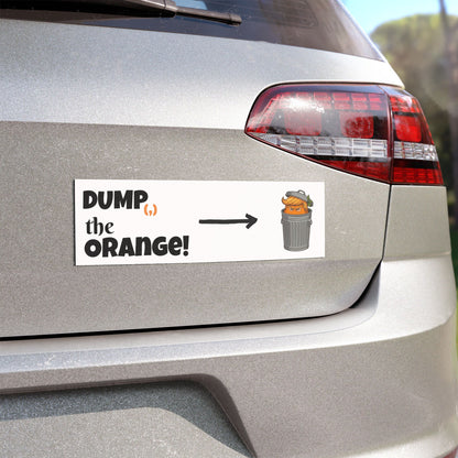 DUMP(,) THE ORANGE™ - Car Magnet