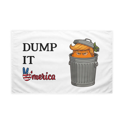 NEVER AGAIN // DUMP IT™  -  Activist Flag