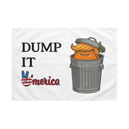NEVER AGAIN // DUMP IT™  -  Activist Flag