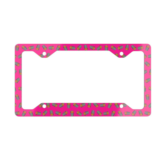 DUMP IT™ - License Plate Frame // Crazy Pink
