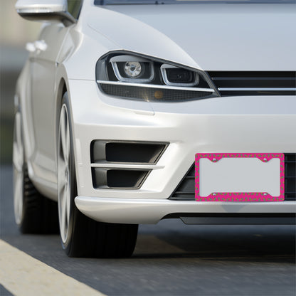 DUMP IT™ - License Plate Frame // Crazy Pink