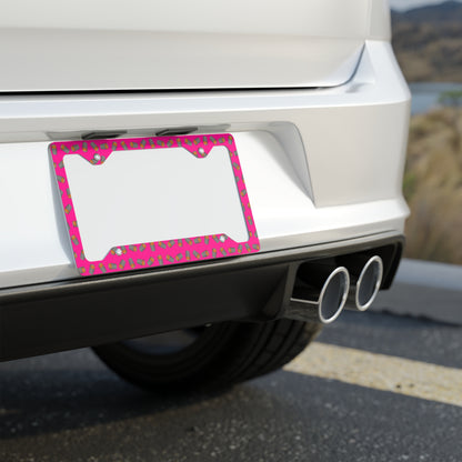DUMP IT™ - License Plate Frame // Crazy Pink