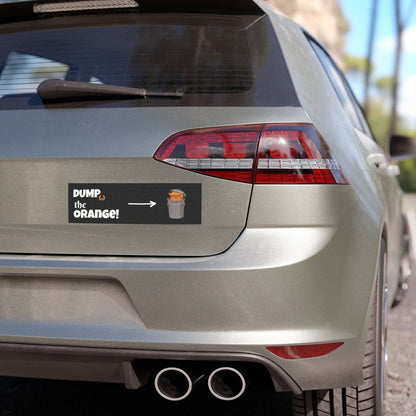DUMP(,) THE ORANGE™ - Car Magnet